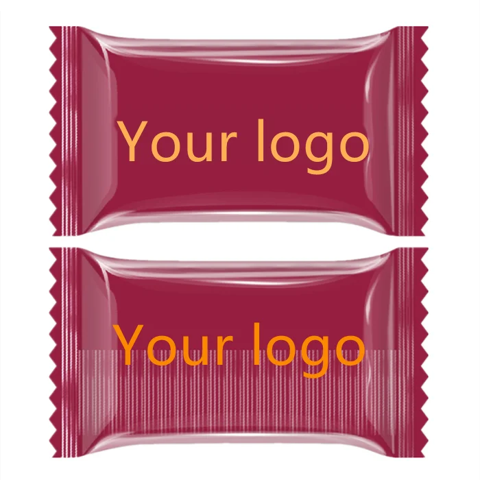 Индивидуальная печать логотипа обертка без сахара мятные конфеты