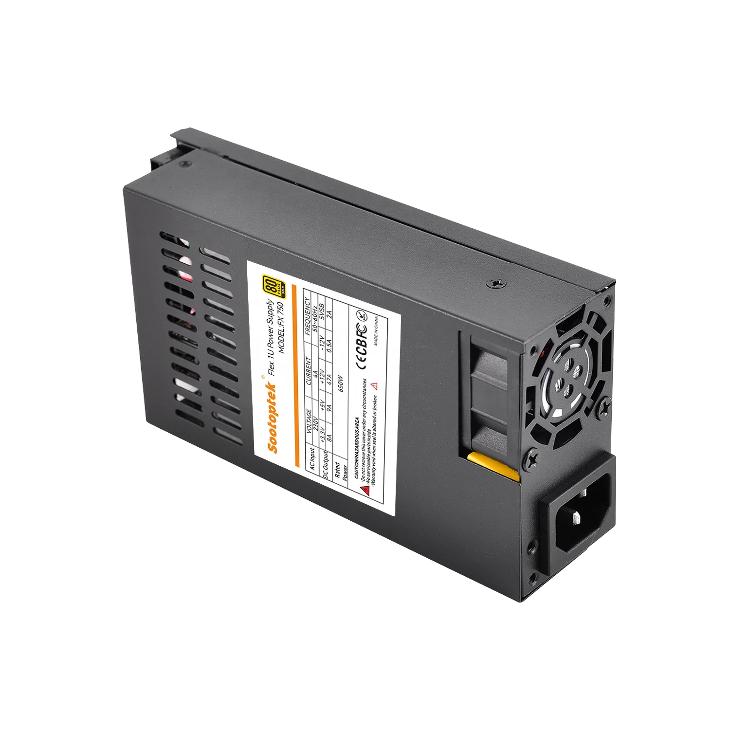 650W moduler Flex 1u 90V-264V ATX mini switching pc power supply for server psu with 4cm cooling fan 110v