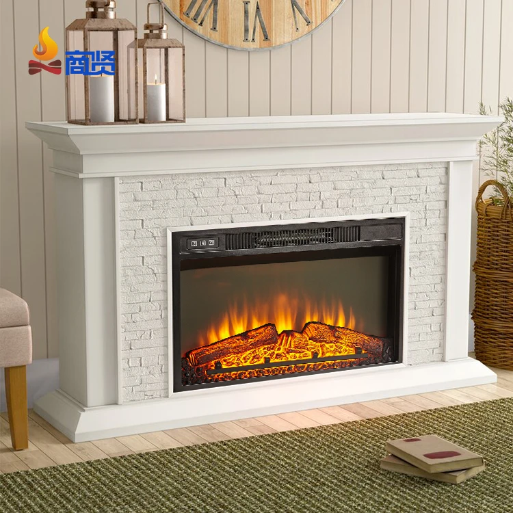 
Electric Fireplace with master flame decorative fireplaces mantel 