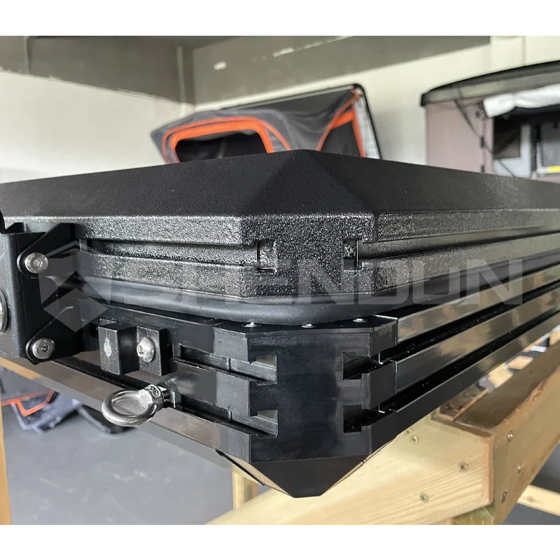 SHENDUN Roof Aluminum Rooftop Tent Hard Shell Outdoor Camping Roof Top Hard Shell Car Tent For Sale