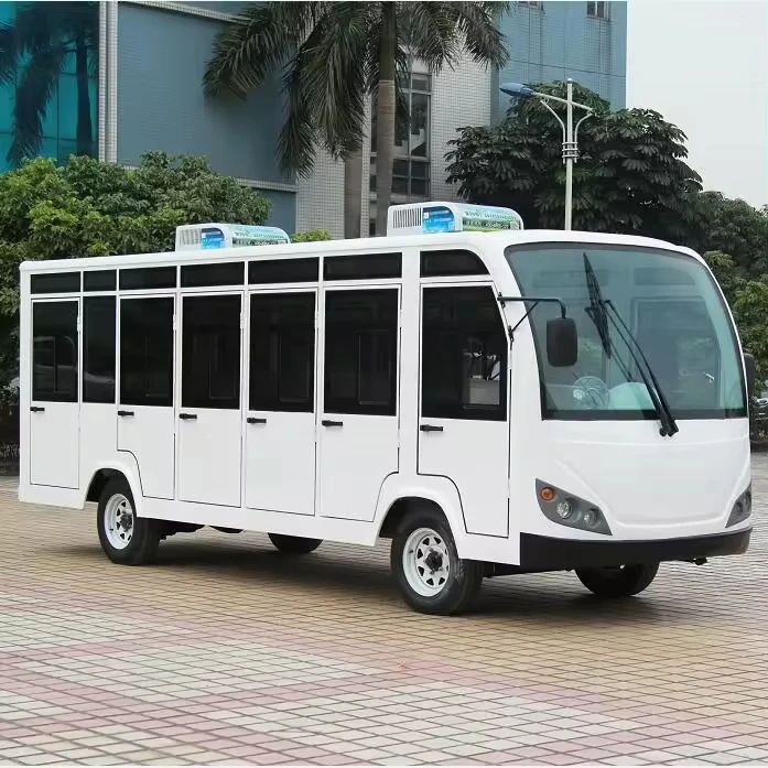 Factory Price Enclosed New Designed Electric Tourist 23 Seater Car Passenger Electric Sightseeing Bus