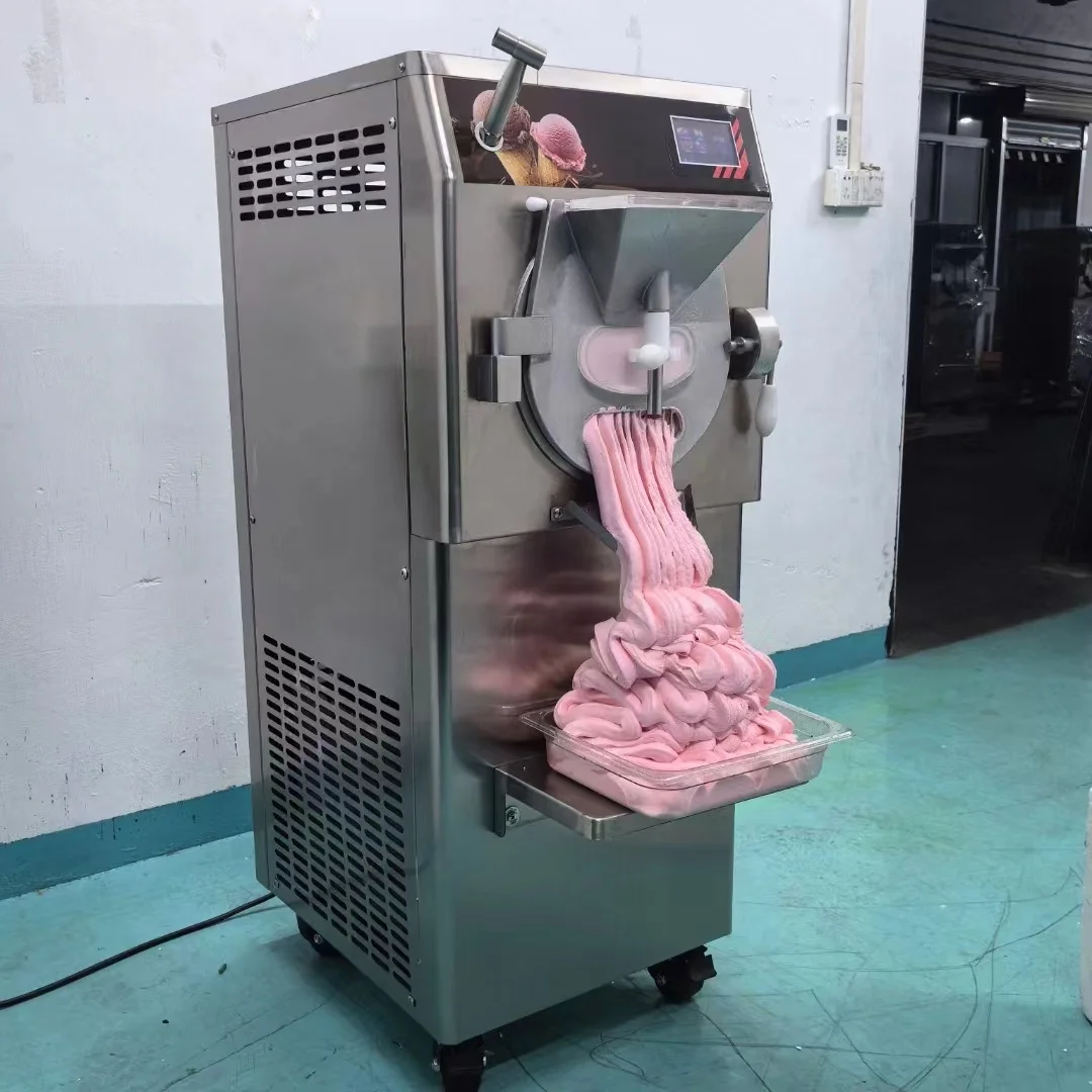 Strong stainless steel commercial Italian ice cream machine sorbet slush ice maker hard ice cream gelato machine