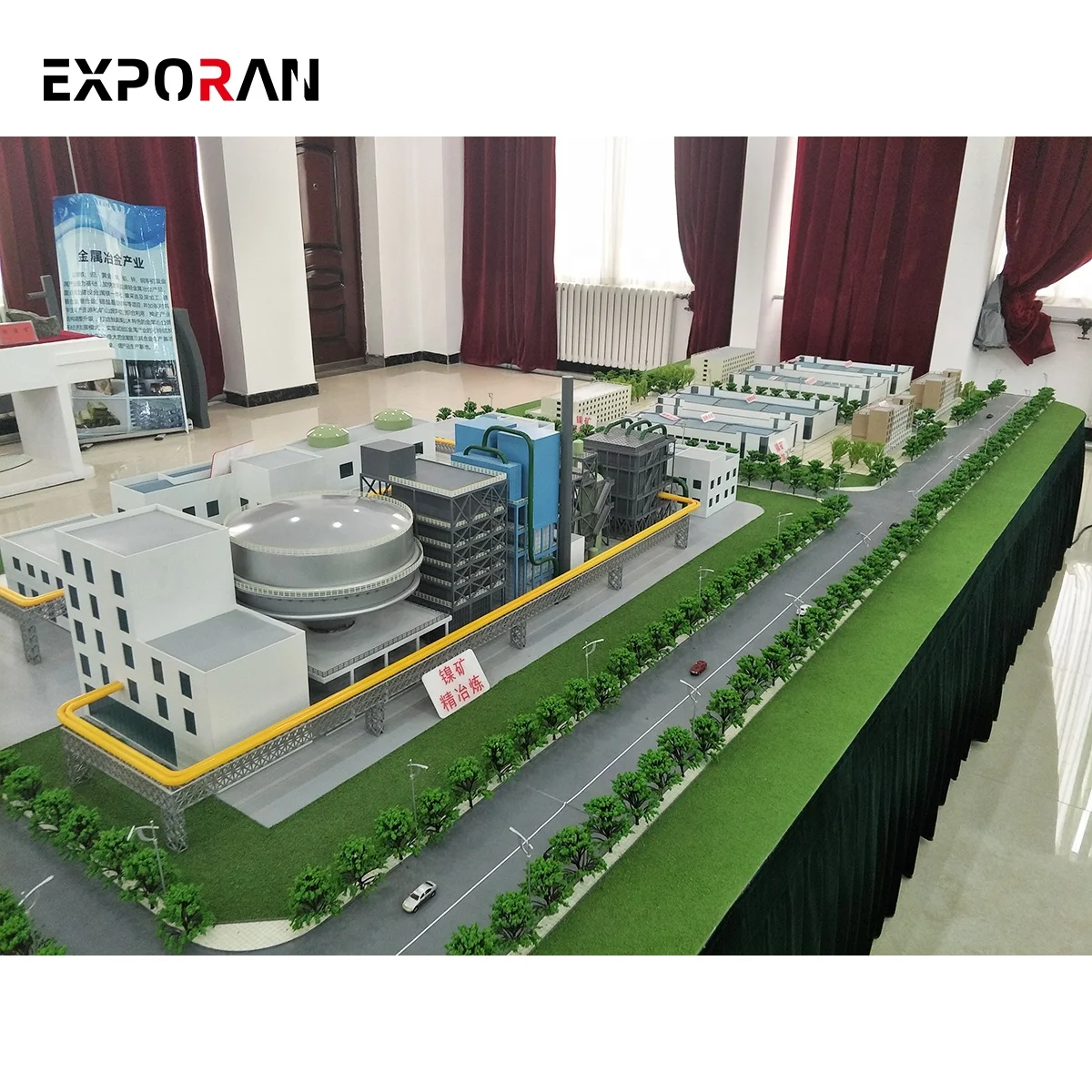 Промышленная раскладка зданий, масштабная модель/Промышленный причал от maniature/промышленная Миниатюрная модель