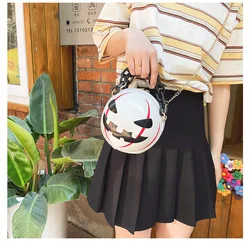 Wholesale Two Size Basketball Pumpkin Kids Crossbody Coin Halloween Purse
