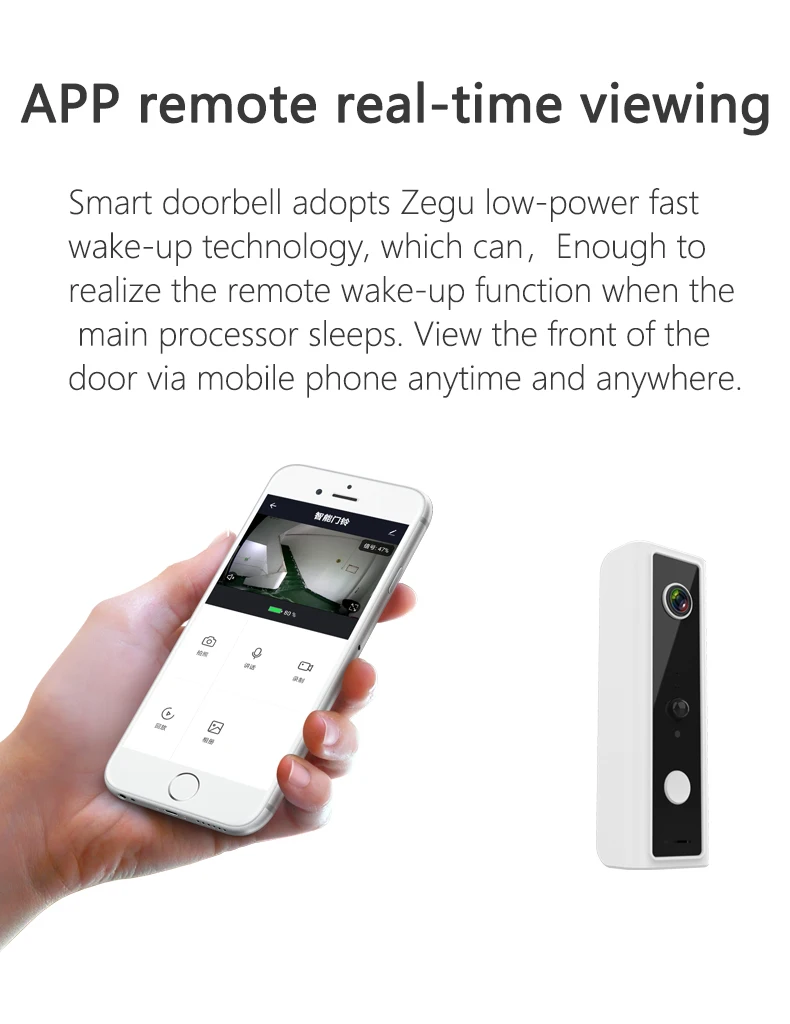 
Smart 1080P Wifi Video Camera Wireless Door Phone Intercom Hd Ring Doorbell Door Bell for Apartments 