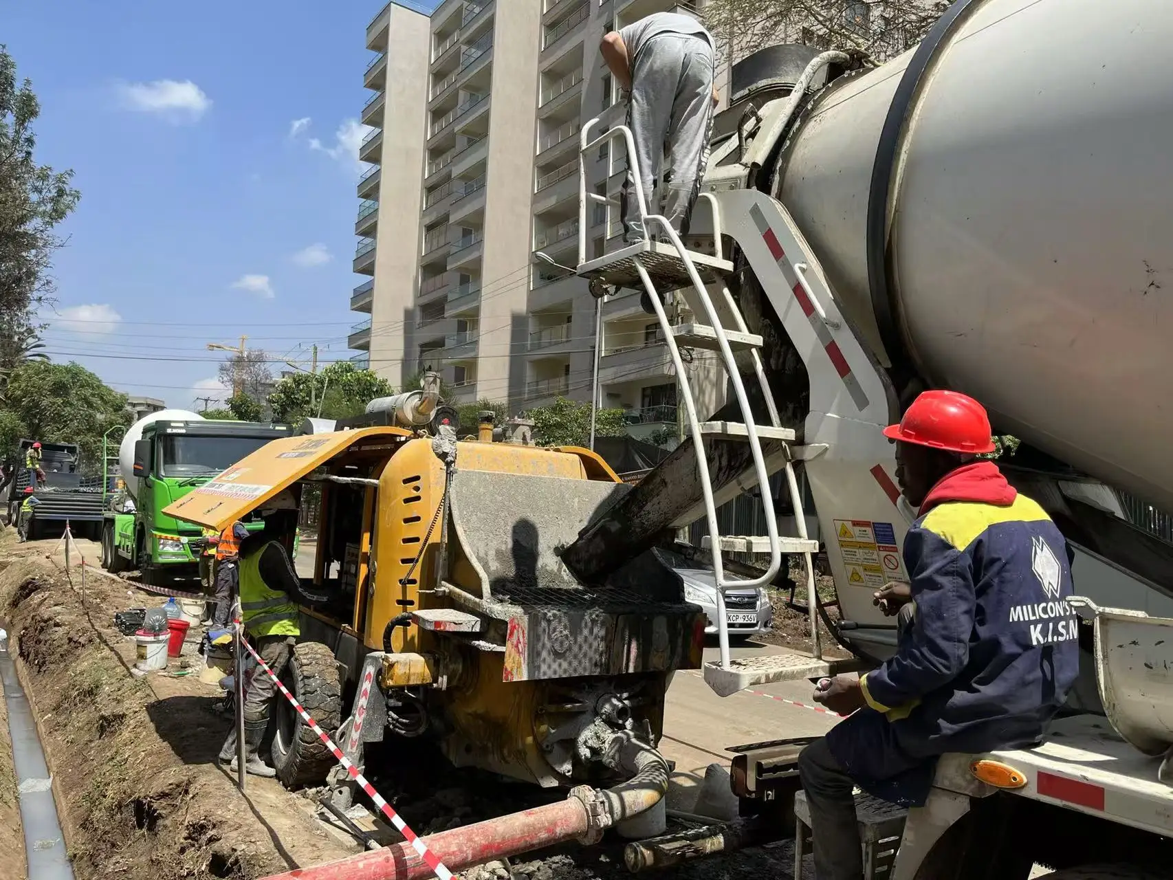 China Top Brand Hot Sale New 65 m3/h Stationary Concrete Pump XS6013D