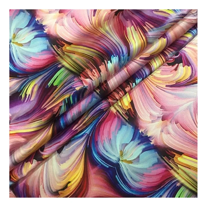 Изысканное качество изготовления профессиональное производство индийская шелковая ткань с бабочками на заказ