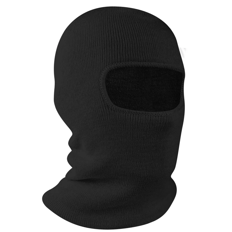 Балаклава зимняя вязаная с одним отверстием