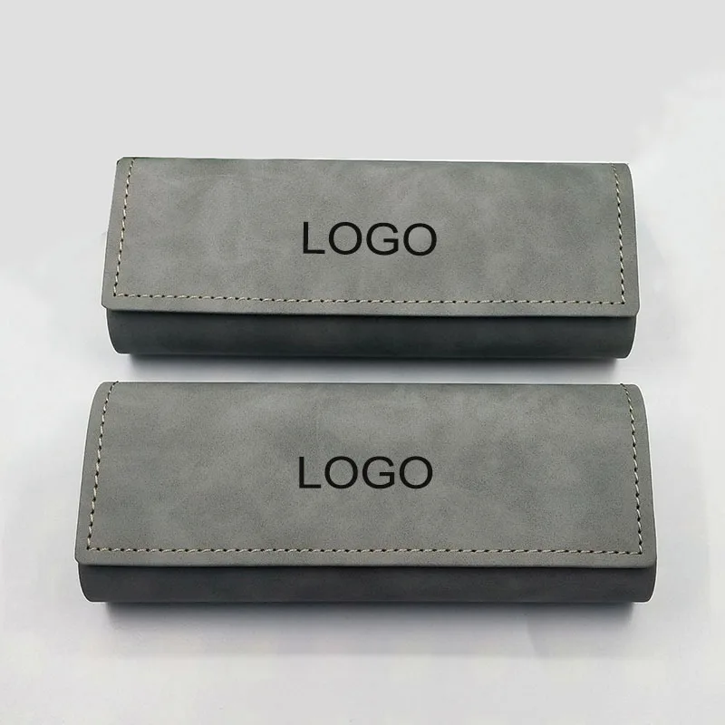 Лидер продаж с фабрики модный футляр индивидуальным логотипом кожаный для солнцезащитных