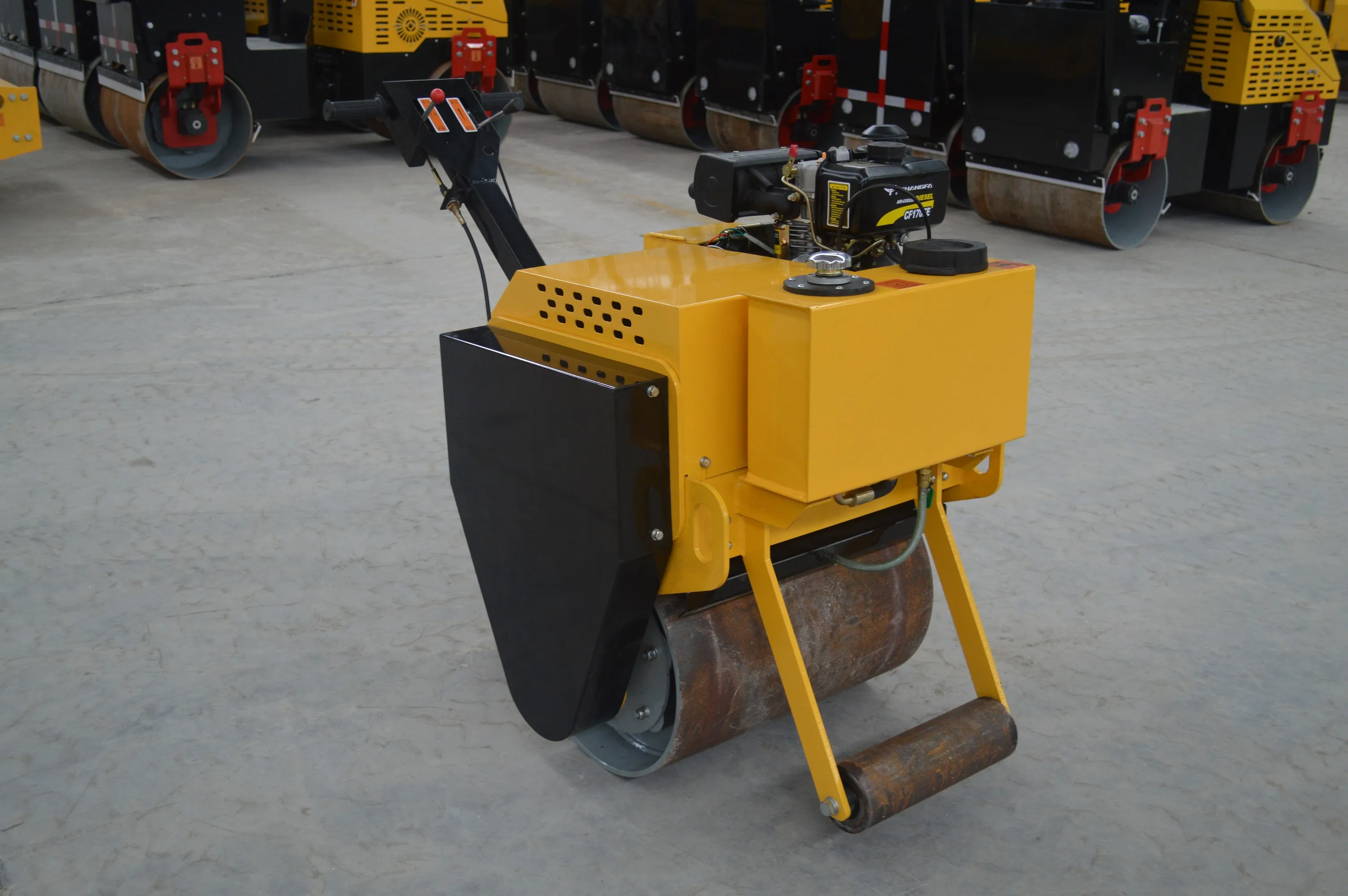 2024 Latest Model Handheld diesel single wheel roller simple operation