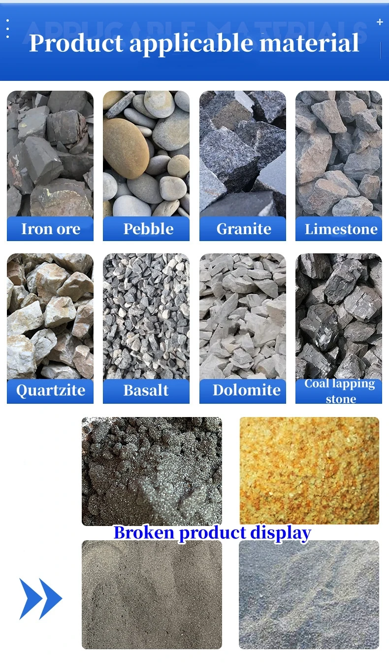 Strong Crushing Effect Small Hammer Crusher With Diesel Engine Hammer Mill Crusher