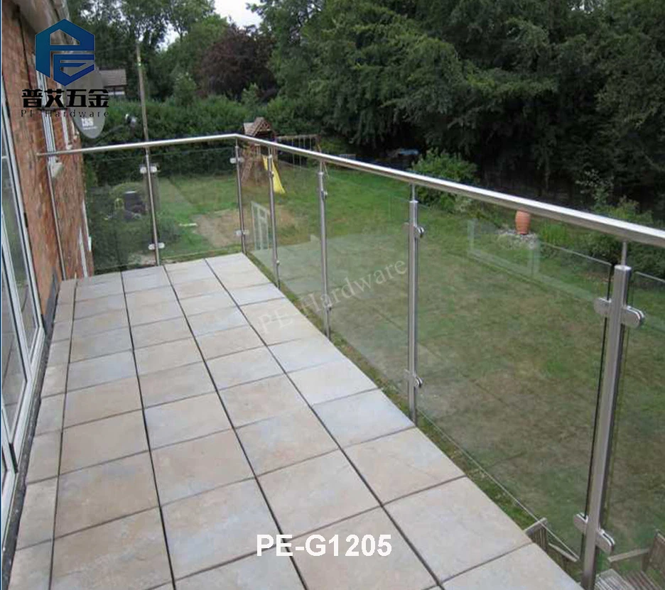 stainless steel handrail post outdoor railing glass balustrade balcony fence