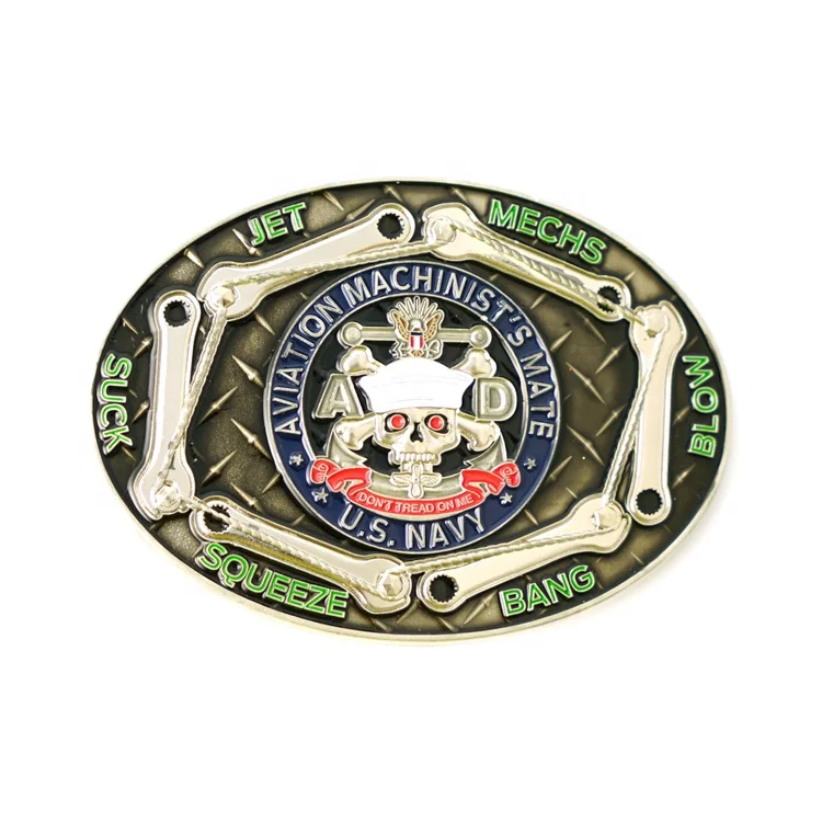 Wholesale Custom Letter Metal Belt Buckles