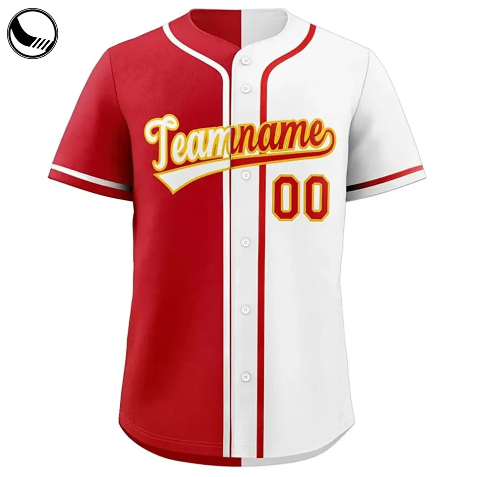 BETHERIVAL sewing pattern v neck custom baseball jerseys sublimation