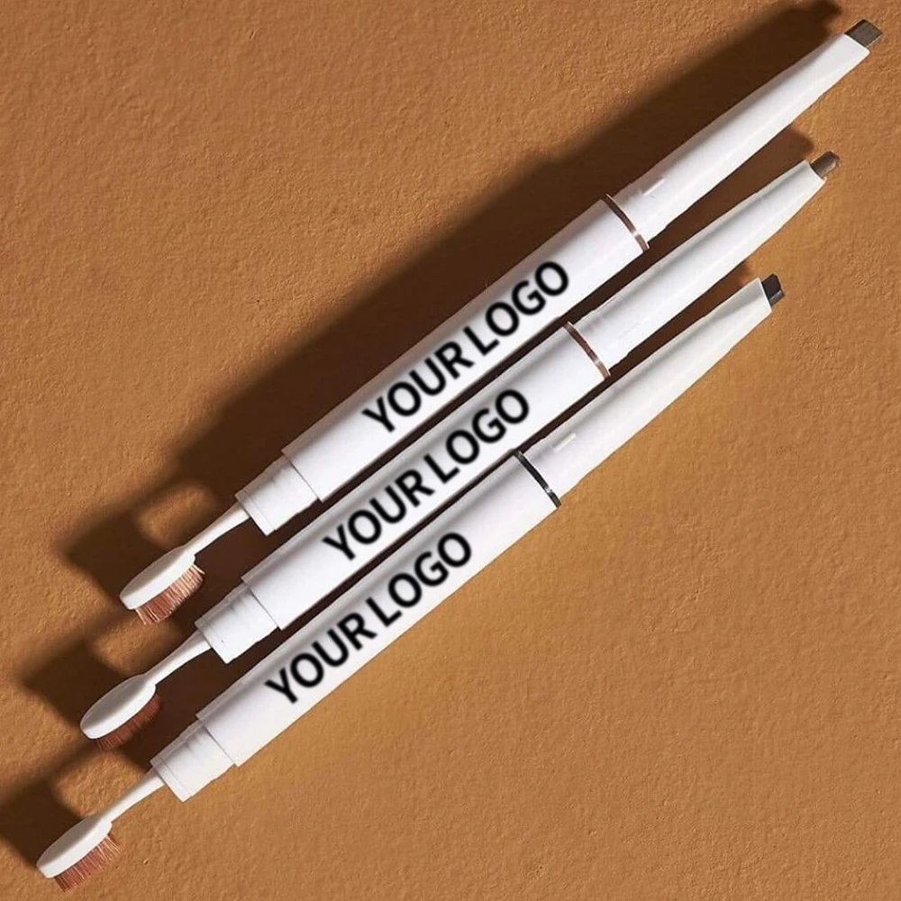 Customized Vegan high pigment private label eye pencil special brush waterproof long lasting eyebrow pencil