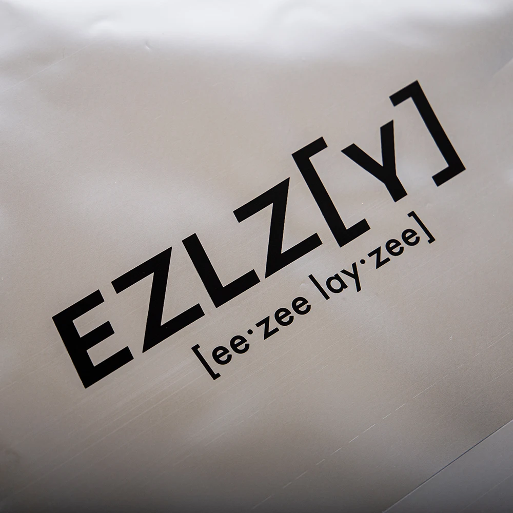 Zipper Bag Factory See through hoodie bags clothing pack aluminized film silver plastic bags with zipper