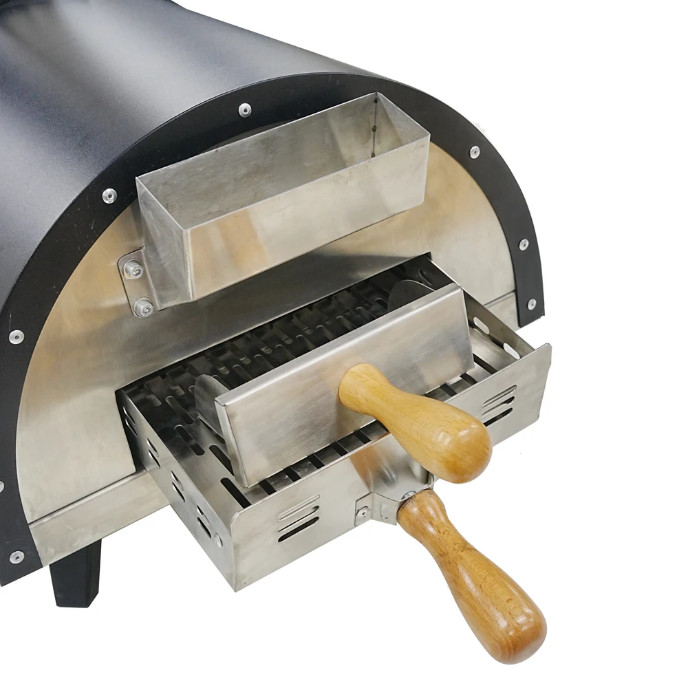 AUPLEX 21inch Portable Charcoal Outdoor Table Multifunction Wood Fired Pizza Oven