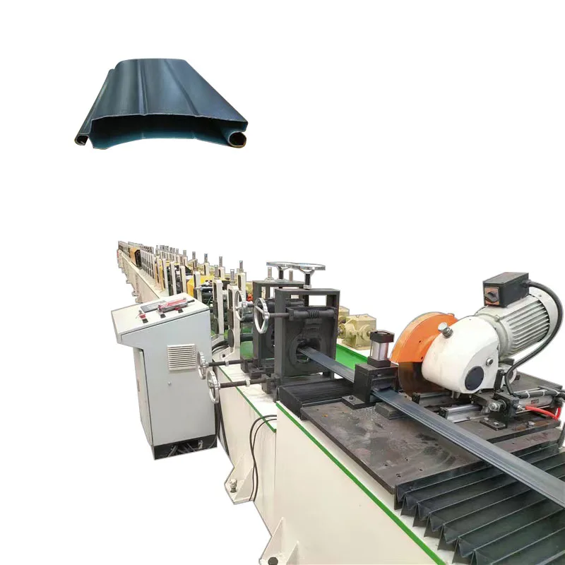 55/77 PU foam roller shutter door machine PU foam roller shutter slat roll forming machine