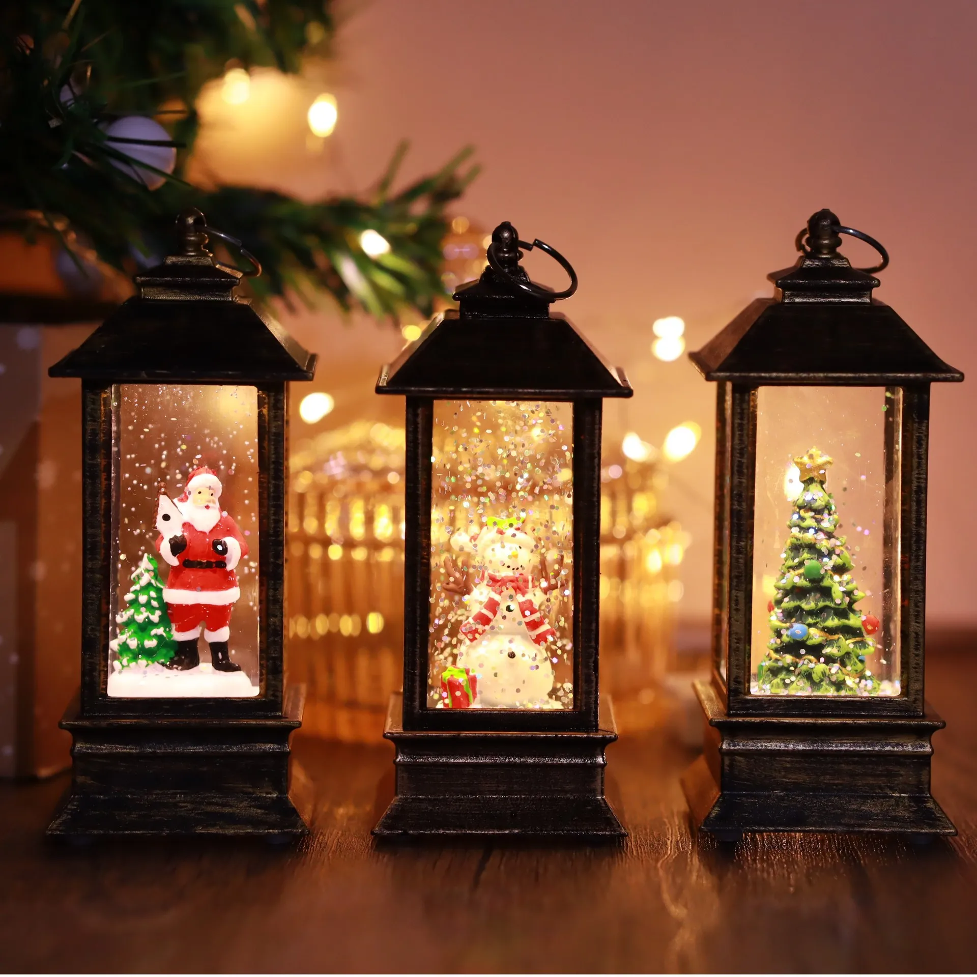 Christmas outdoor decoration Santa Claus Snowman Light Merry Christmas Decor for Home Christmas Ornaments Tree Xmas Gift