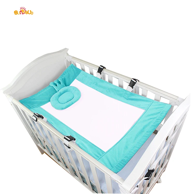 Amazon best sales high quality netting newborn baby crib hammock with metal buckle