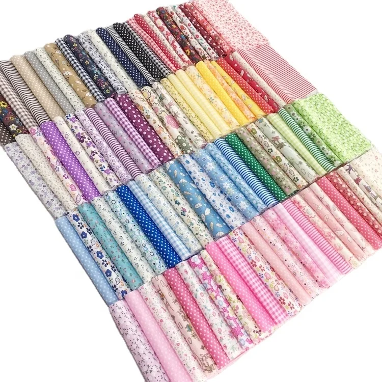 High Quality Modern Simplicity Printed Fat Quarter 100% polyester  Precut Fabric handmade DIY Sewing Quilting Fabric