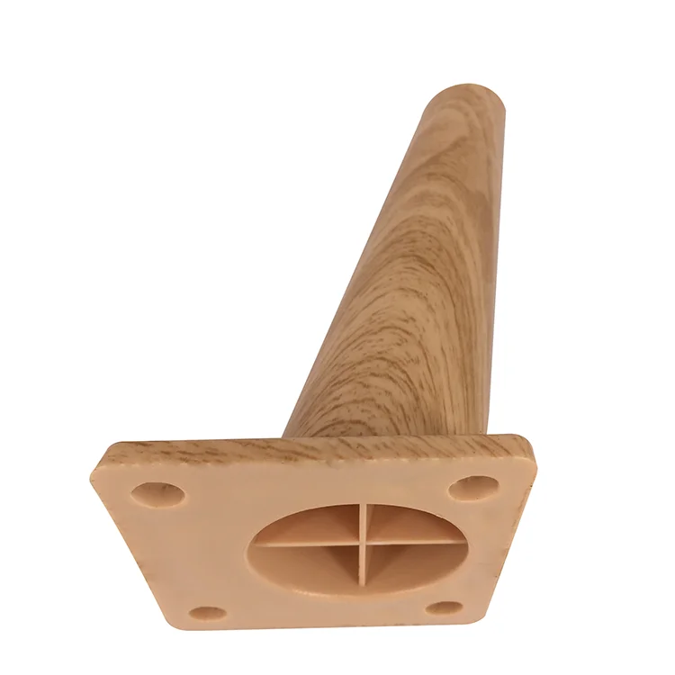 160mm Height Round wood grain Furniture Sofa Leg plastic bed feet beech legs