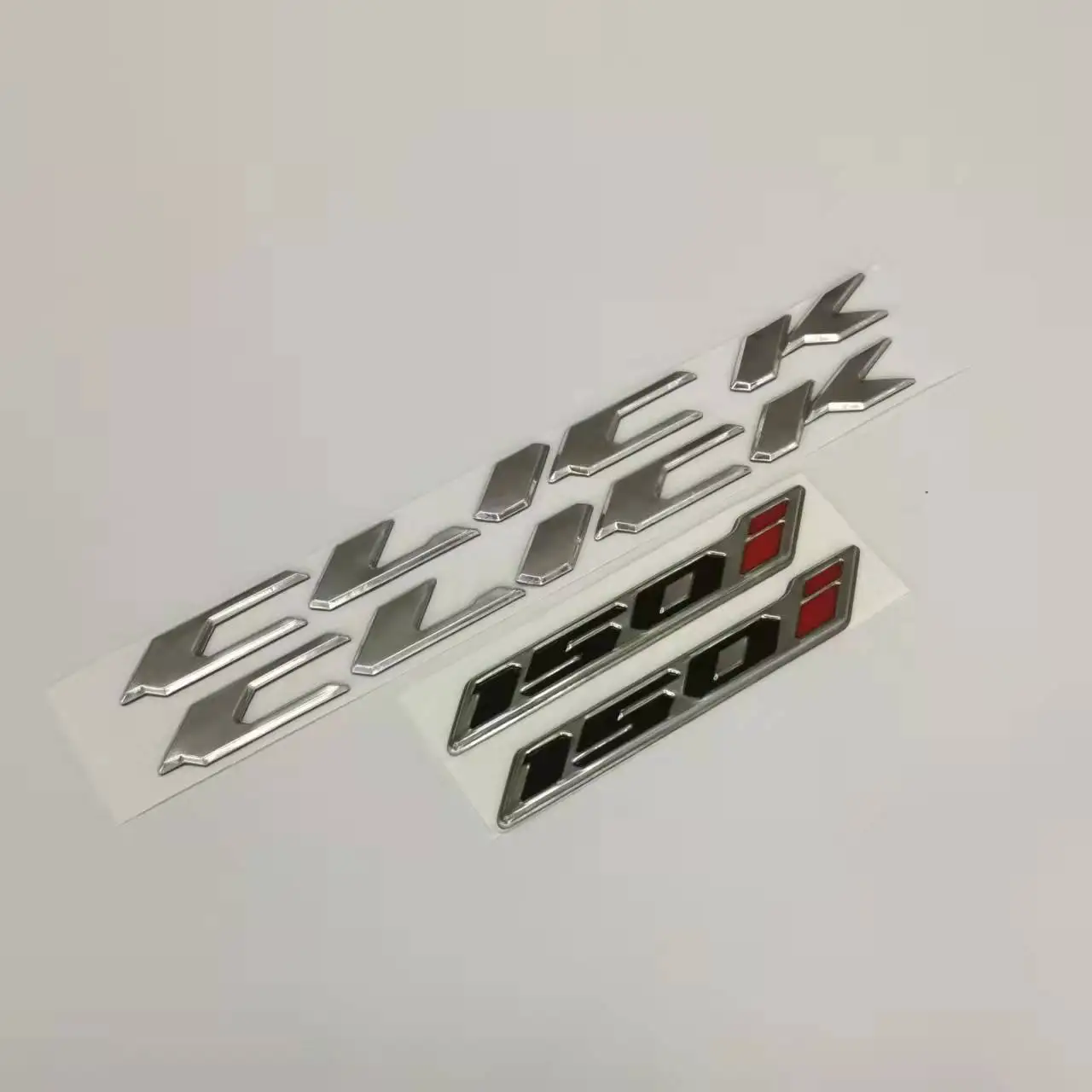 Custom emblem logo design sticker for honda click 150i scooter motorcycle accessories