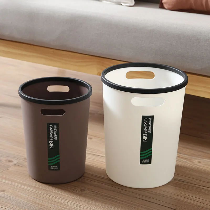 Household Plastic Garbage Can Bathroom Living Room Bedroom Kitchen Drawstring Garbage Bags For Trash Can Garbage Bin