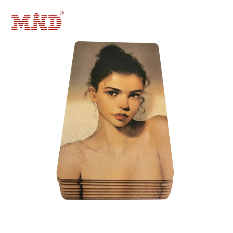 Eco-friendly Custom Blank Bamboo Gift Name Card