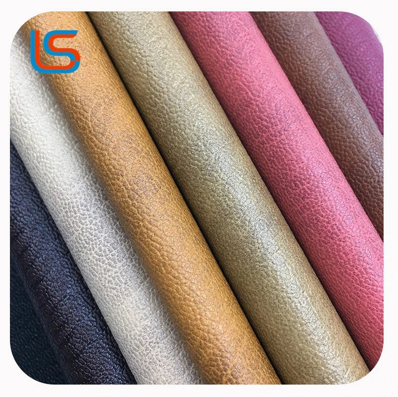 
factory wholesale artificial synthetic pvc vinyl leather for sofa 