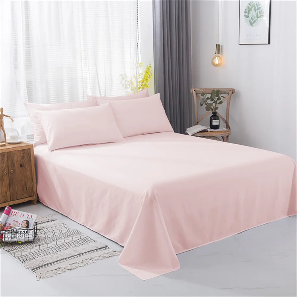 Colorful solid color 100% polyester textile raw material, ultra-fine fiber peach skin roll fabric for bedding sets on sale