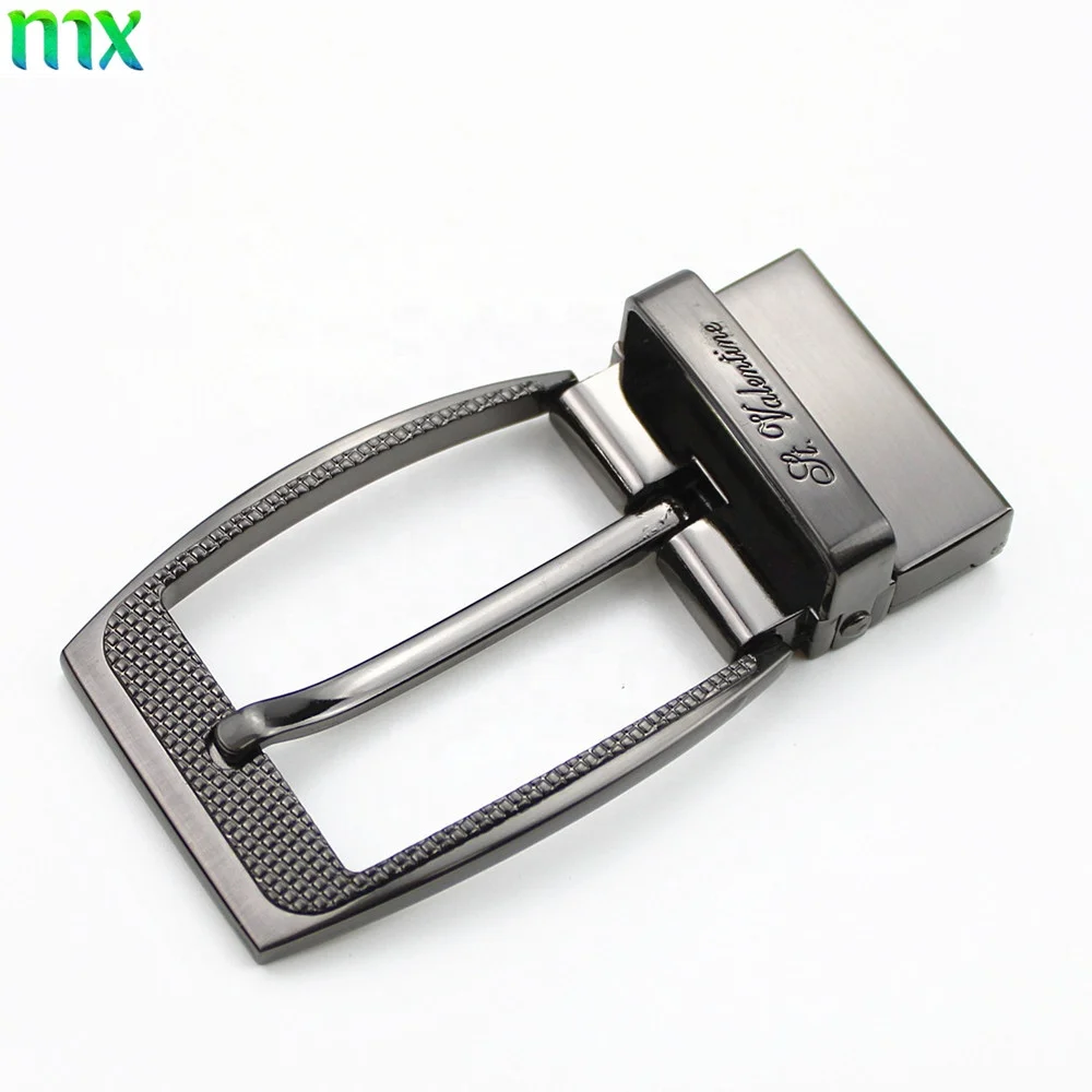 custom high quality metal reversible belt buckle for man