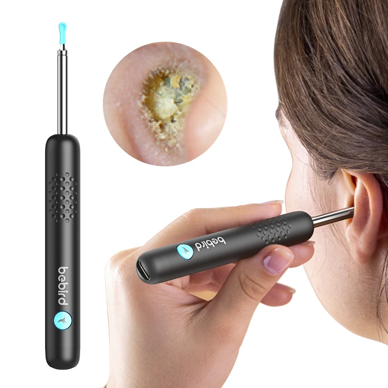 High performance chargeable visible 1080p wifi wireless digital video  ear camera otoscope wifi ear spoon