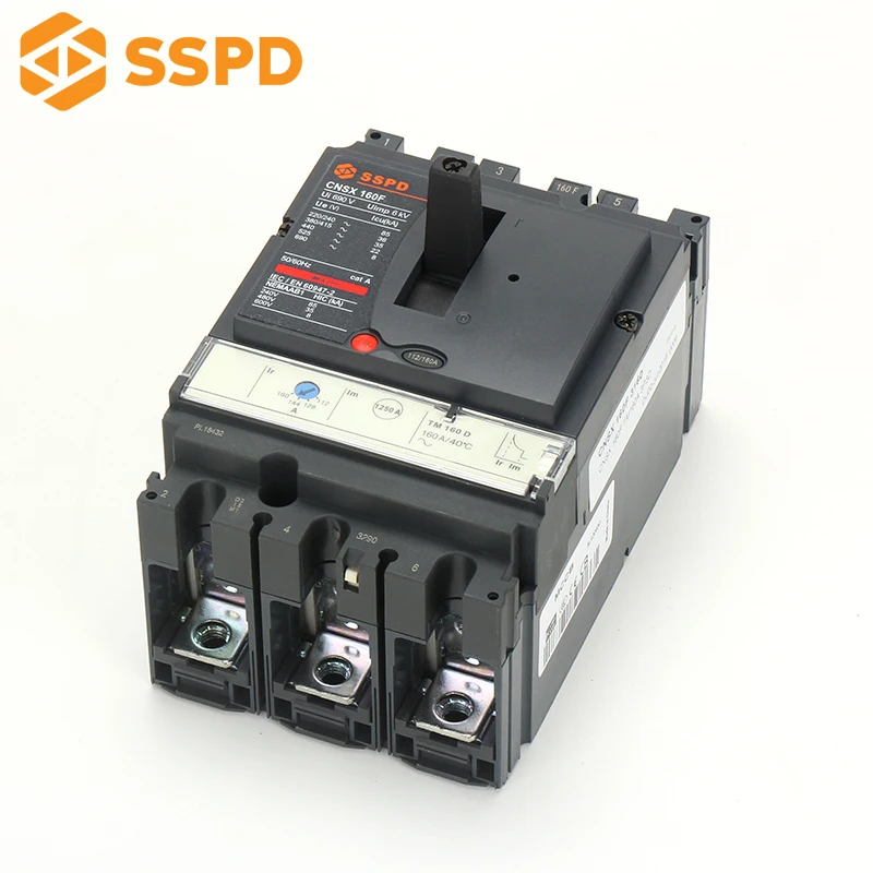 SSPD Manufacturer cheap NSX 160A 3P MCCB Moulded Case Circuit Breaker nsx series