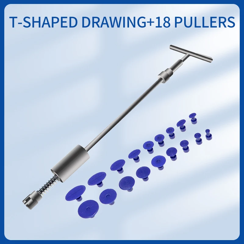Hanging chain concave and convex repair tool, body sheet metal scratch free puller, suction and extraction
