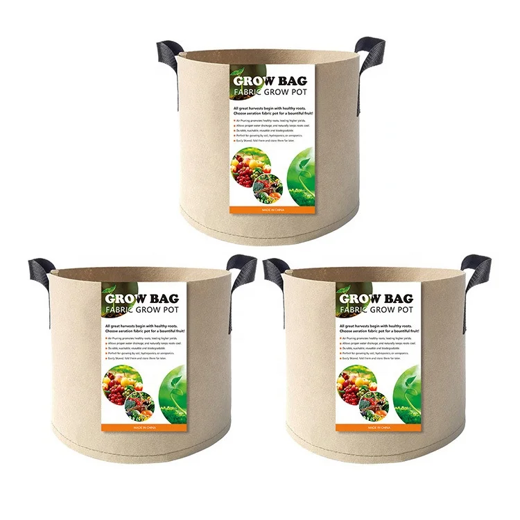 
Bags Gallon Garden 1 Green Colour Tree Seedlings Fabric Hanging For 20 Nonwoven Potato Nursery Outdoor 30 Plant Felt Grow Bag 