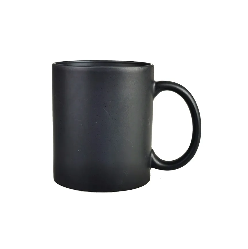 11oz Plain Black Ceramic Mug Custom printing Coffee Mug