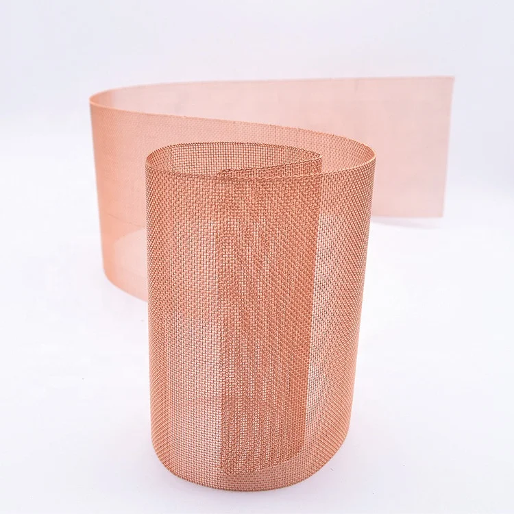 
emf shielding pure copper wire mesh screen 