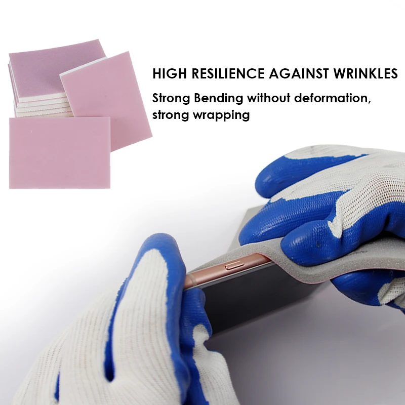 4 inch Round Autobody Sanding Block Silicon Carbide Foam Backed Sanding Block for Automotive Sheet 2000PCS