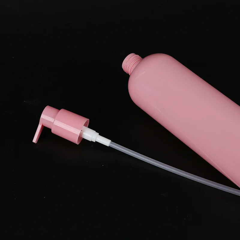 Pink plastic bottle lotion bottle 500ml large capacity