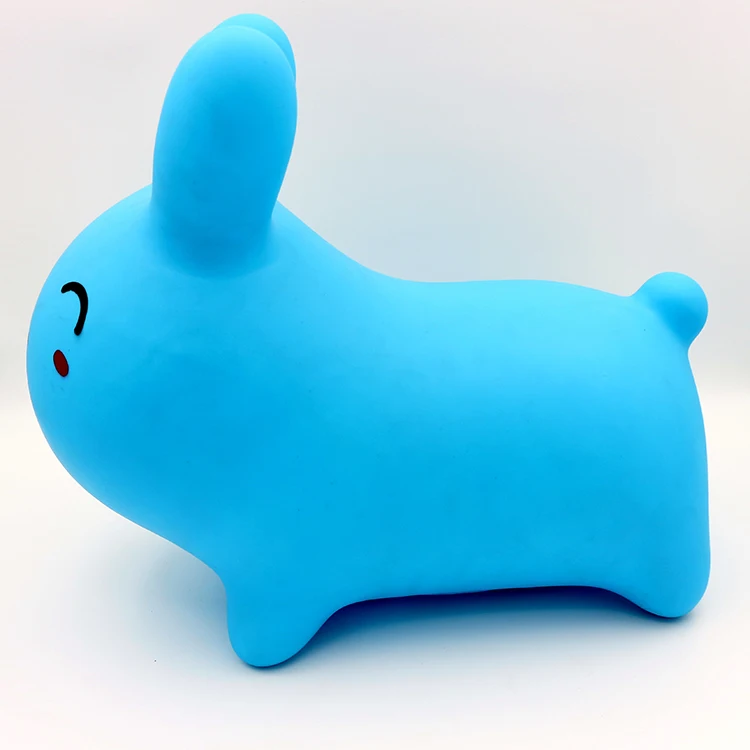Blue cute soft animal toy funnel animal elastic animal toy wholesale