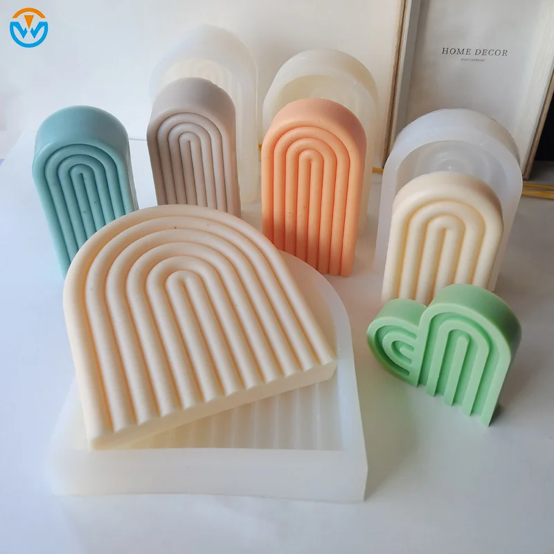 Wholesale Custom Halloween Large 3d Christmas Silicone Rubber Candle Holder Mold for Candle Shape Making Moulds