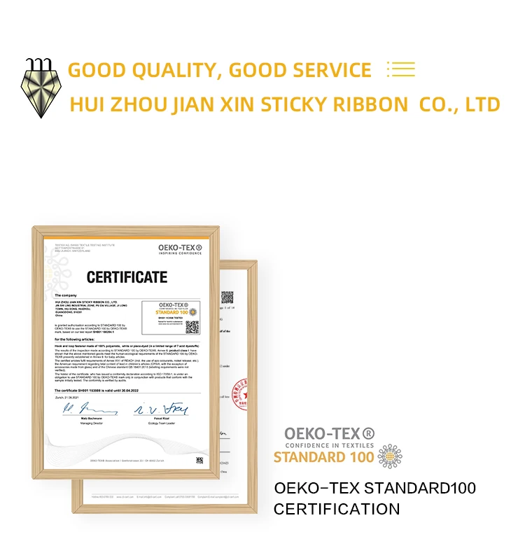 20mm nylon double side storage strap hook loop fabric pallet strap adhesive hook and loop tape with OEKO TEX standard 100