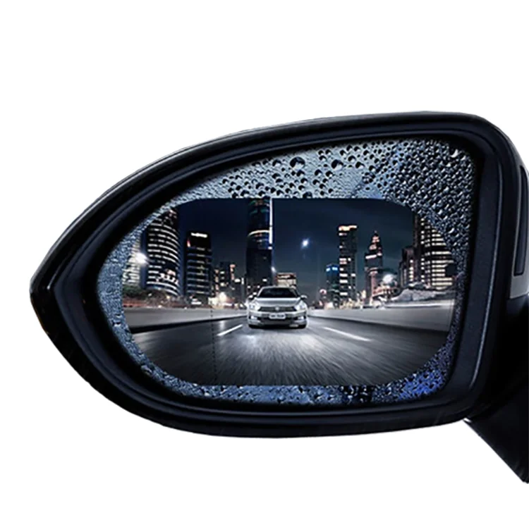 Mass Custom car rearview mirror Removable Protection Film Transparent Anti-fog Rainproof Film