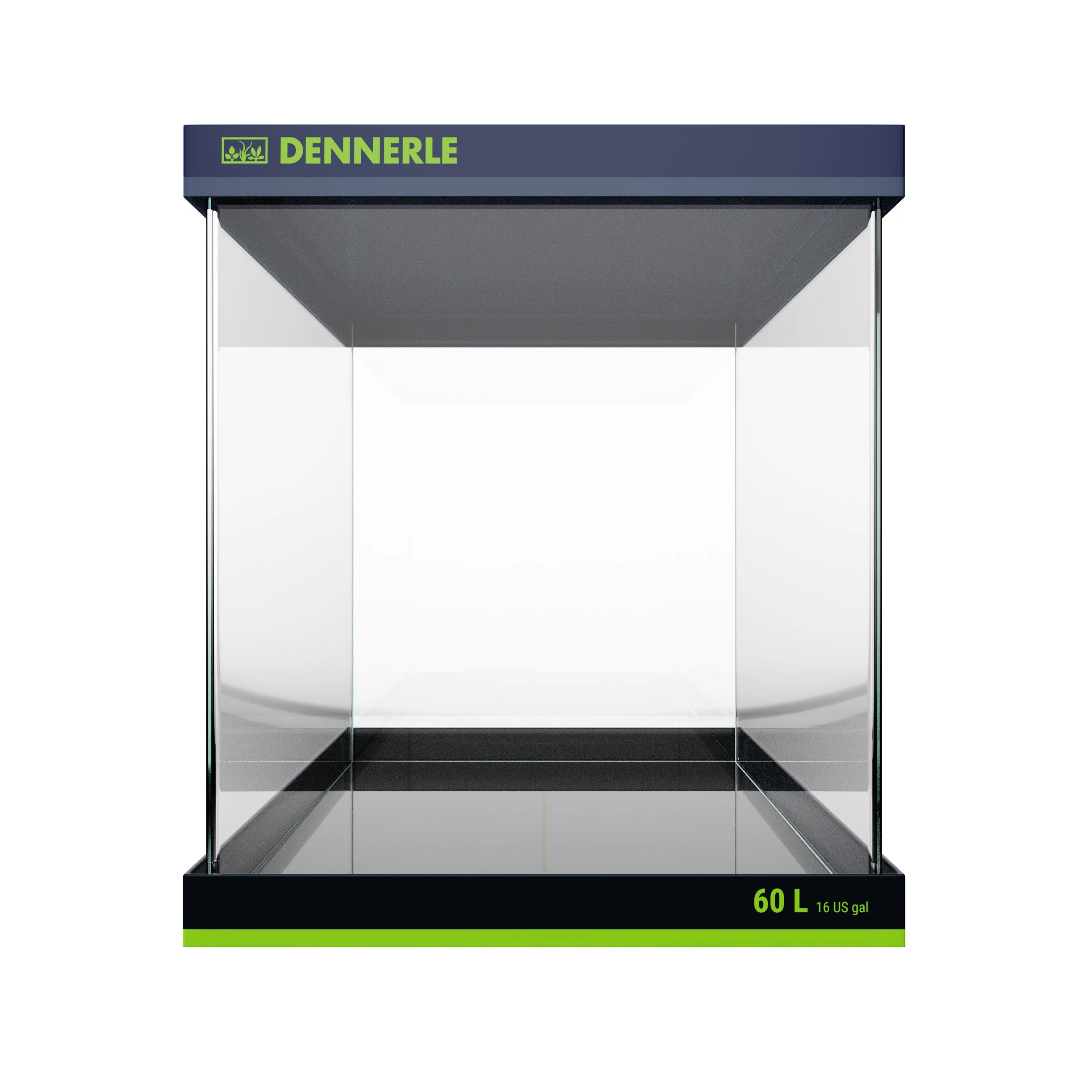 DENNERLE Nano Cube 60 л прямые поставки с завода кристально чистый новый дизайн стеклянный аквариум закругленными углами