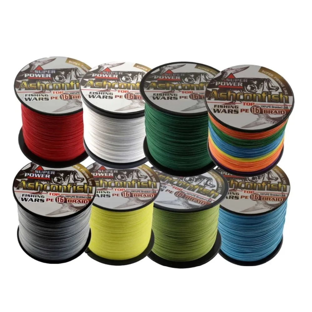 16 Strands Super Strong  UHMWPE fibre 1.0-2.0 mm Spectra  Kite Surfing sport line Braided Multifilament Fishing Line