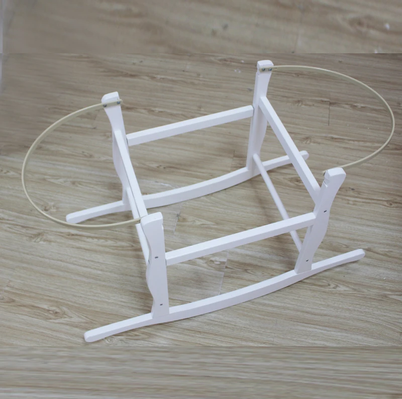 Special Hot Selling Baby Moses Basket New Zealand Pine For Newborn With Rocking Stand