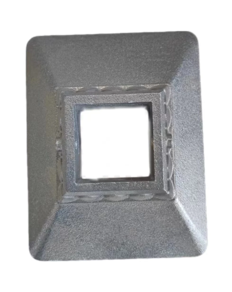 High Quality  Cast Iron Base For Parking Garage Guard Rails