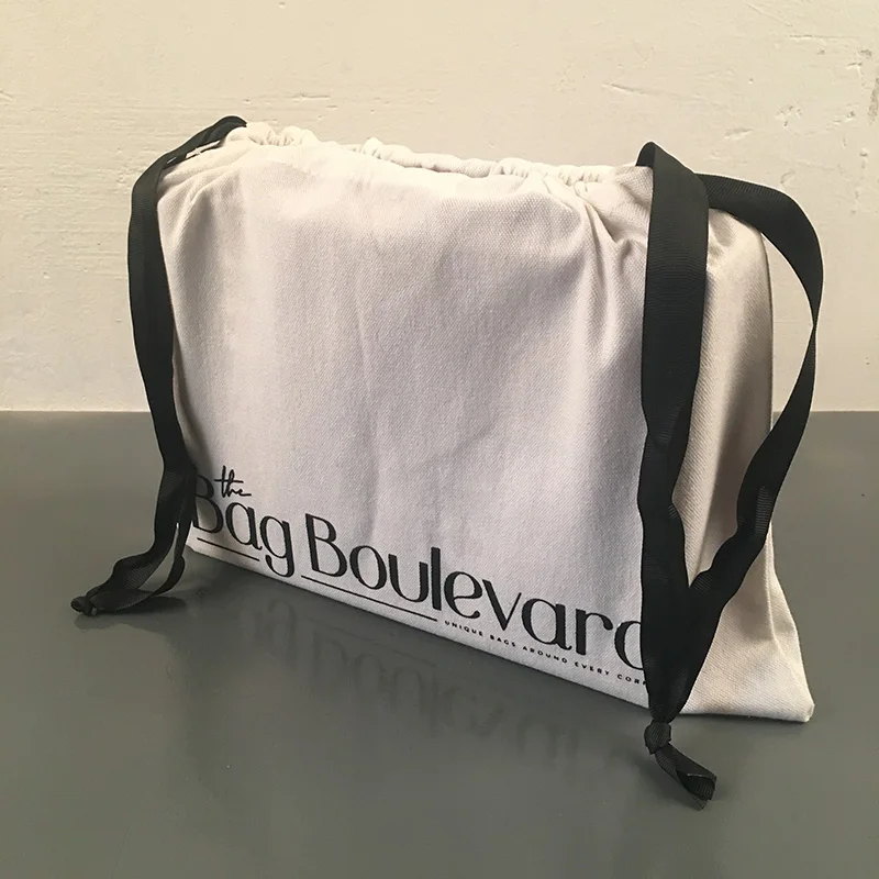 Custom Factory Price Canvas Cotton Drawstring Bags  Dust Bag for shoes and packaging