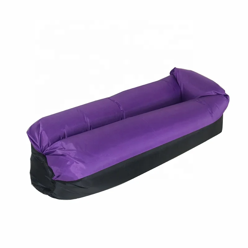 wholesale Leisurely Foldable Sleeping Bag Portable Folding Colorful Air Lounger Bed Sofa